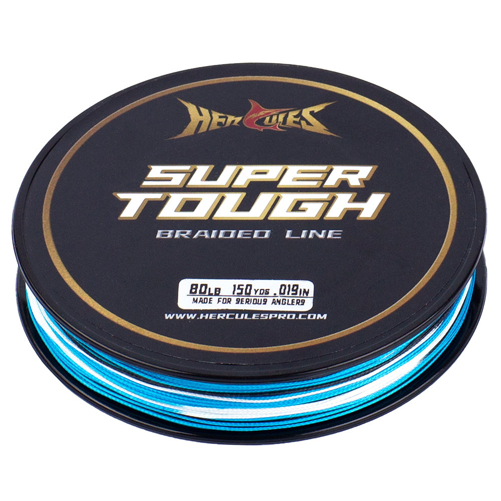 HERCULES SUPER TOUGH Camo Blue Braided Fishing Line HERCULES