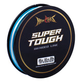 HERCULES SUPER TOUGH Camo Blue Braided Fishing Line HERCULES