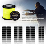HERCULES SUPER TOUGH  Fluo Yellow Braided Fishing Line HERCULES
