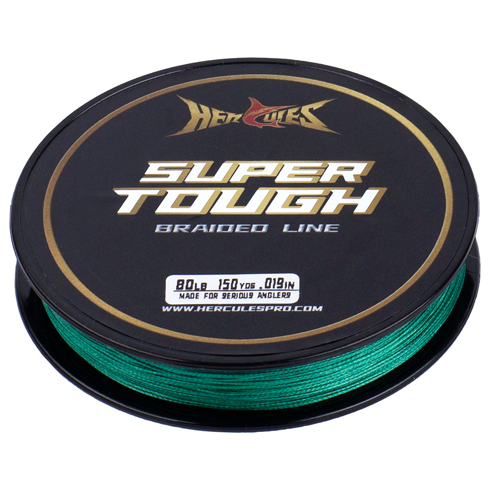 HERCULES SUPER TOUGH Moss Green Braided Fishing Line HERCULES