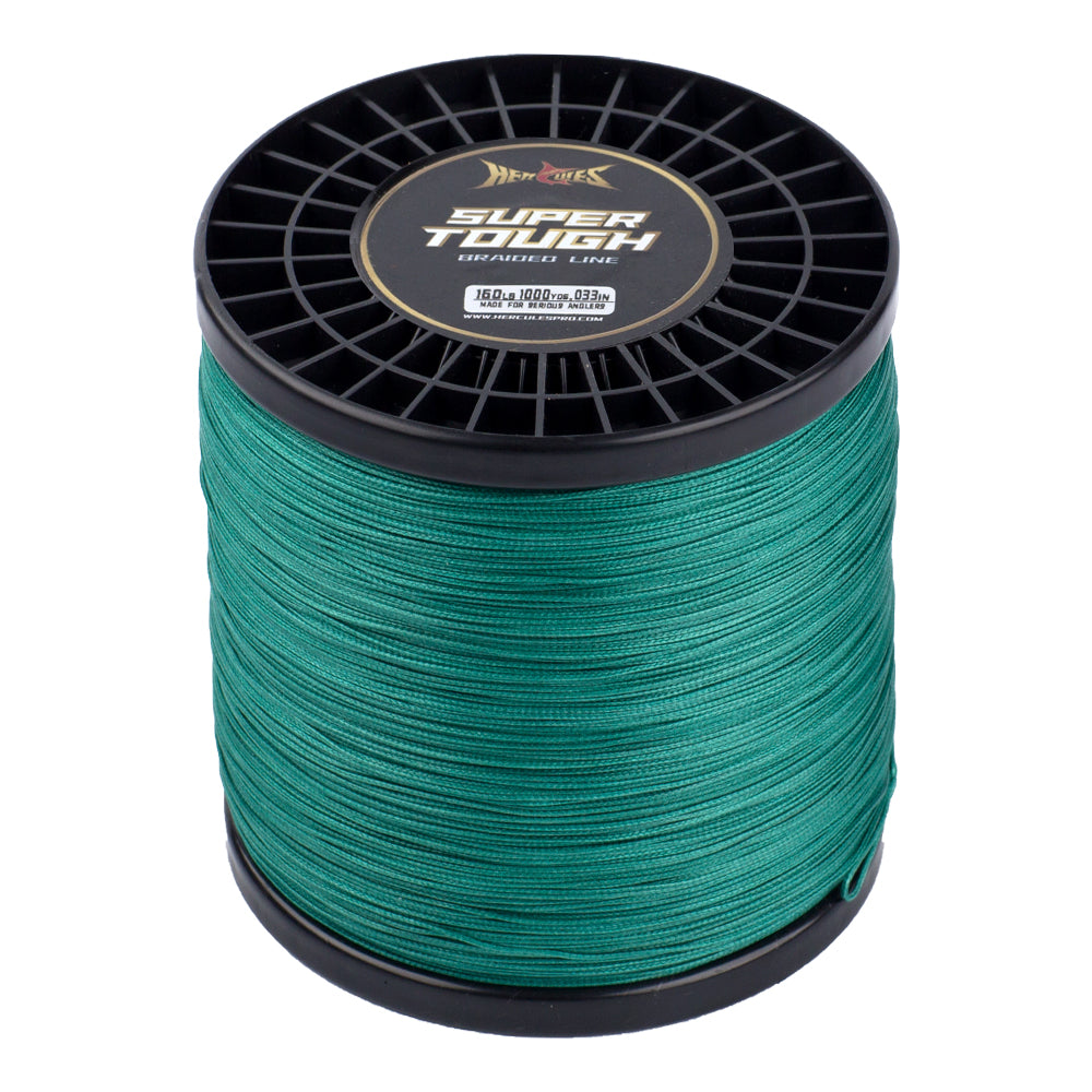 HERCULES SUPER TOUGH Moss Green Braided Fishing Line HERCULES