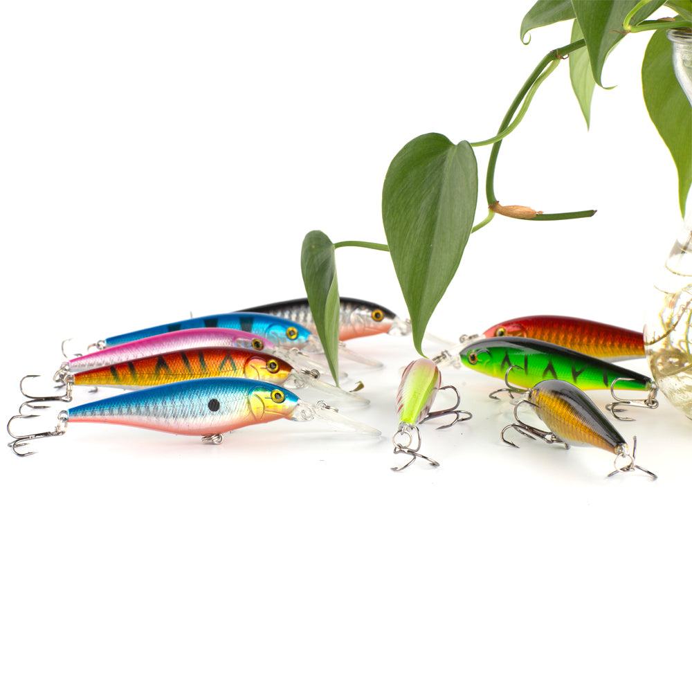 HERCULES Fishing Lures Shallow Deep Diving Swimbait Crankbait Fishing Lures(pack of 10) HERCULES SALE