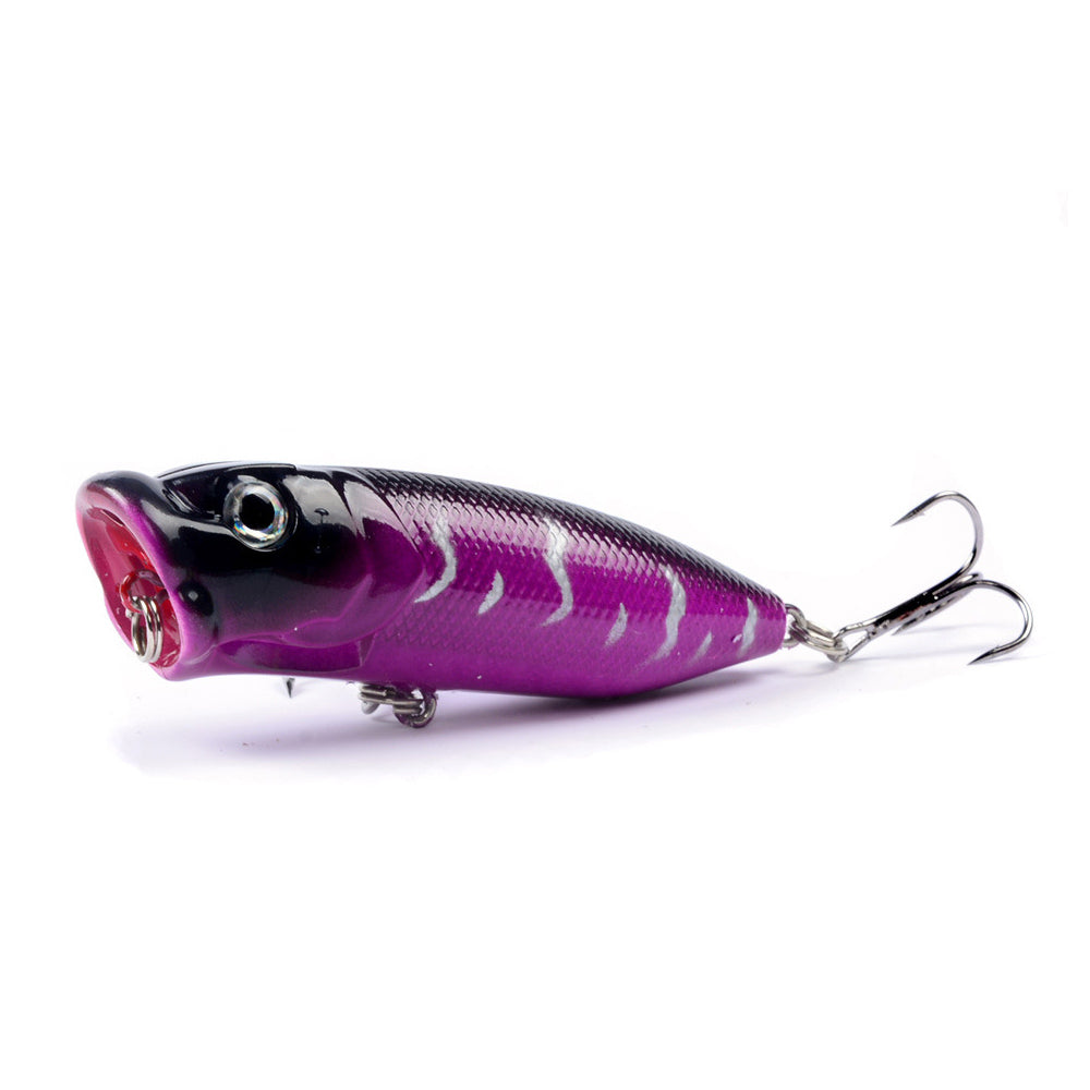 HERCULES Popper Fishing Lure 3D Eyes Wobbler Artificial Hard Bait 6PCS HERCULES SALE
