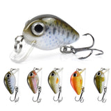 HERCULES 5Pcs/Box Mini Crankbaits Set Fishing Lures Hard Baits Swimbaits Boat Ocean Topwater Lures for Trout Bass Perch Fishing Lures HERCULES SALE