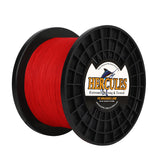 HERCULES 2000M 2187Yds Red 10lb-250lb PE Braid Fishing Line 12 Strands HERCULES