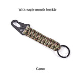 HERCULES Paracord Keychain with Carabiner for Outdoor HERCULES