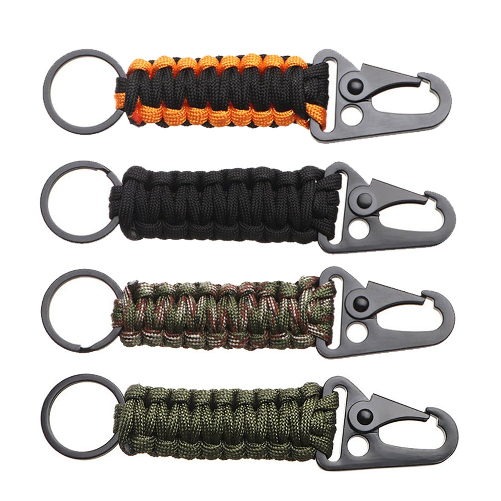 HERCULES Paracord Keychain with Carabiner for Outdoor HERCULES