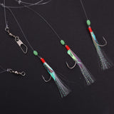 HERCULES SABIKI Lures Bait Feathers Rig Pollack Cod Freshwater Saltwater Fishing Hooks HERCULES SALE