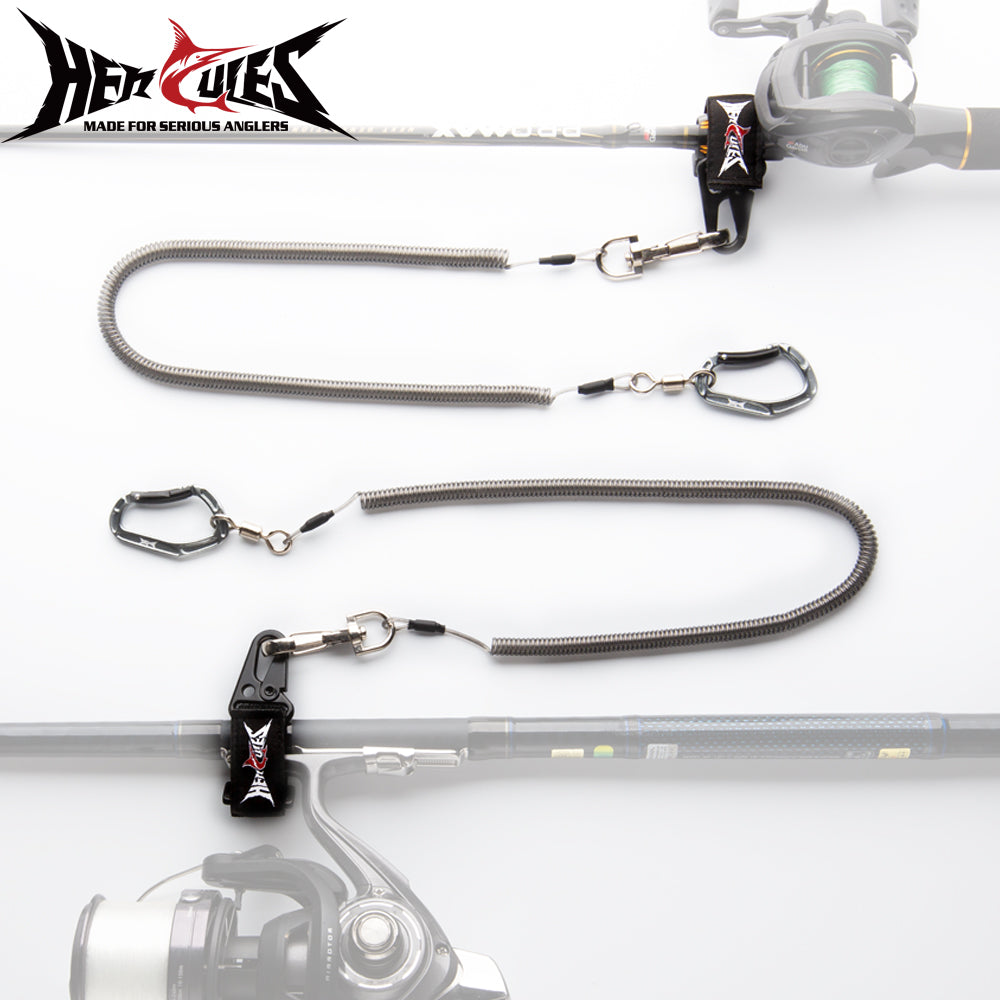 HERCULES Fishing Lanyard with Fishing Rod Tie Belts, Fishing Pole Straps(Pack of 2) HERCULES