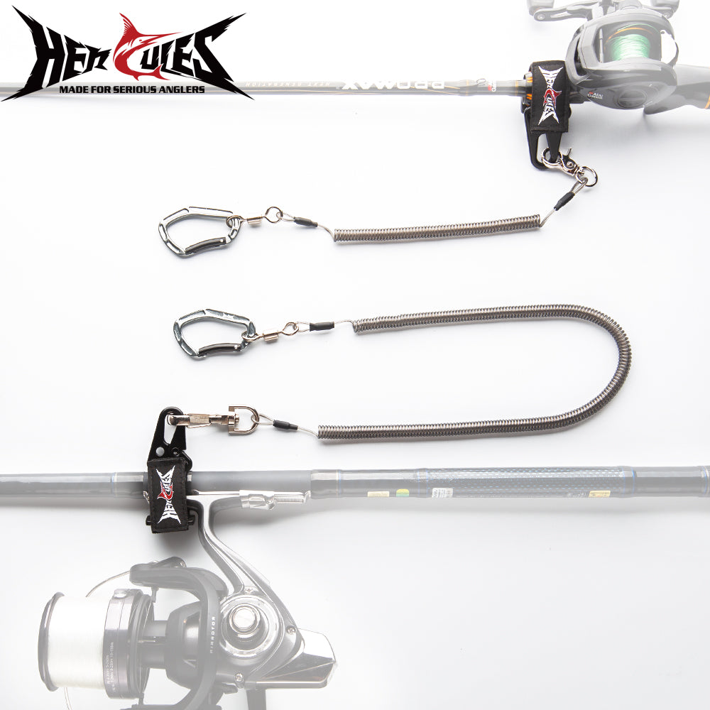 HERCULES Fishing Lanyard with Fishing Rod Tie Belts, Fishing Pole Straps(Pack of 2) HERCULES