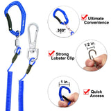 HERCULES M3LP Heavy Duty Fishing Lanyard Pack of 2(17.7”Plus×2) 4 Colors HERCULES SALE