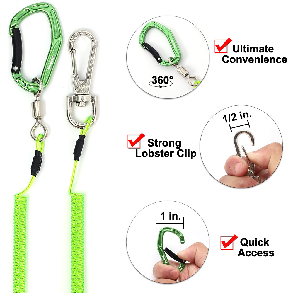 HERCULES M3LP Heavy Duty Fishing Lanyard Pack of 2(17.7”Plus×2) 4 Colors HERCULES SALE