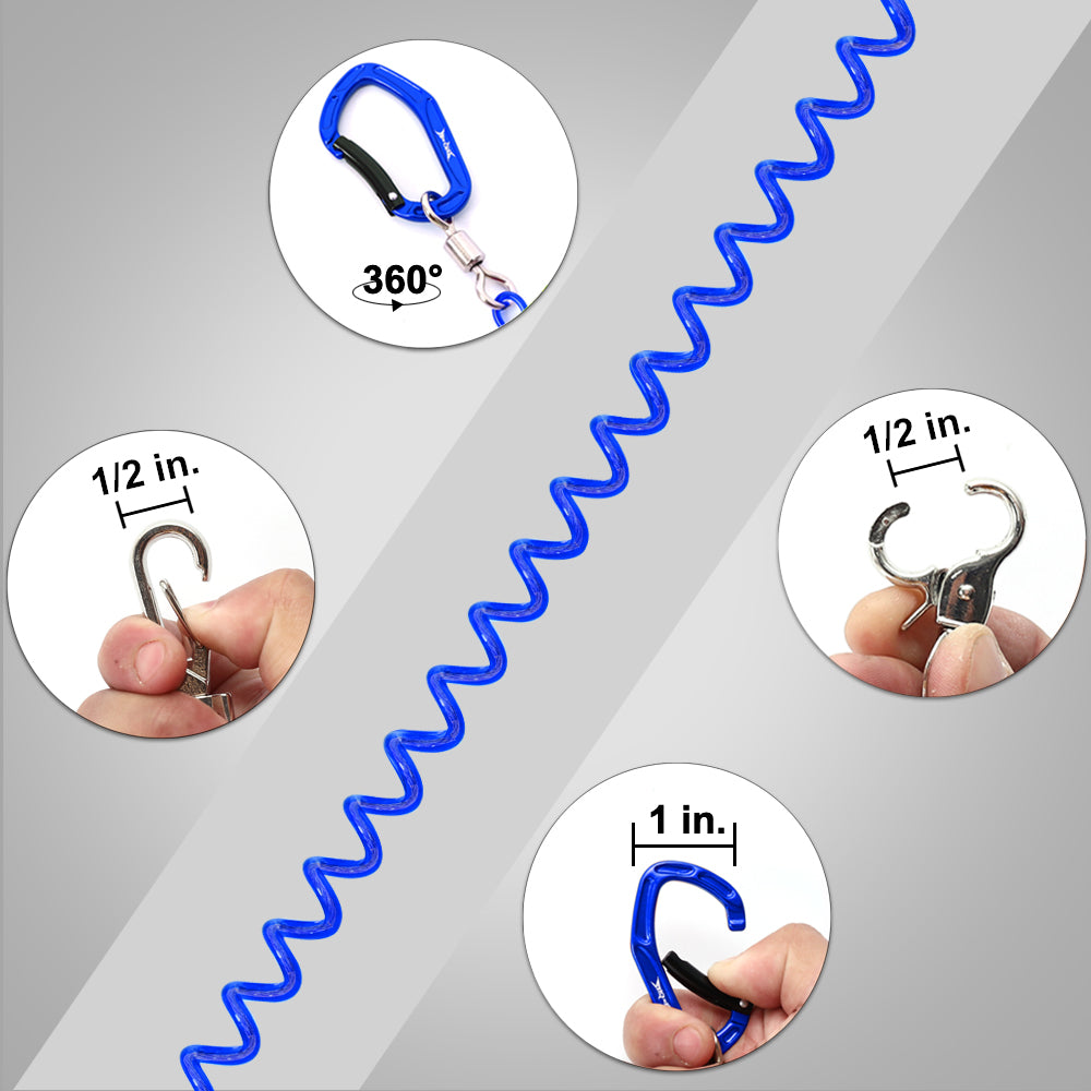 HERCULES M3LPS Heavy Duty Fishing Lanyard Pack of 2(17.7”Plus+ 5.9”) 4 Colors HERCULES SALE