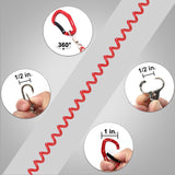 HERCULES M3LPS Heavy Duty Fishing Lanyard Pack of 2(17.7”Plus+ 5.9”) 4 Colors HERCULES SALE