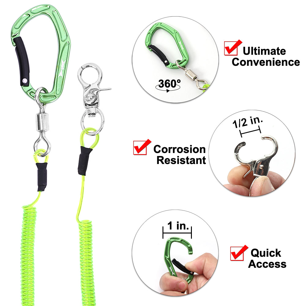 HERCULES M3S Heavy Duty Fishing Lanyard Pack of 2(5.9”×2) 4Colors HERCULES SALE