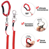 HERCULES M3S Heavy Duty Fishing Lanyard Pack of 2(5.9”×2) 4Colors HERCULES SALE