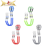 HERCULES M3S Heavy Duty Fishing Coil Lanyards Kayak Leash Pack of 2(5.9”×2) 4Colors