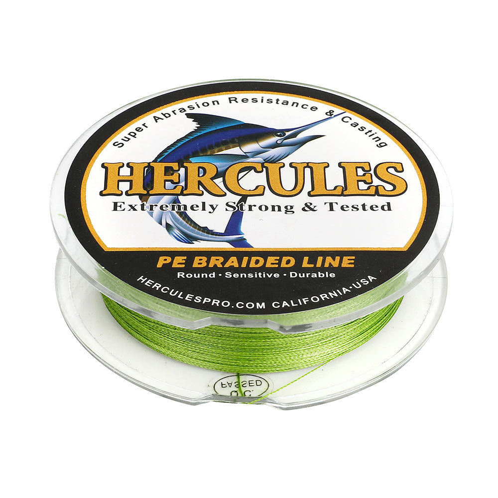 100M 109Yds Army Green 10lb-300lb HERCULES PE braid Fishing Line 8 Strands HERCULES
