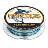 100M 109Yds Blue Camo 10lbs-300lbs HERCULES 8 Strands PE Dyneema Braided Fishing Line Blue Camo Braid Line