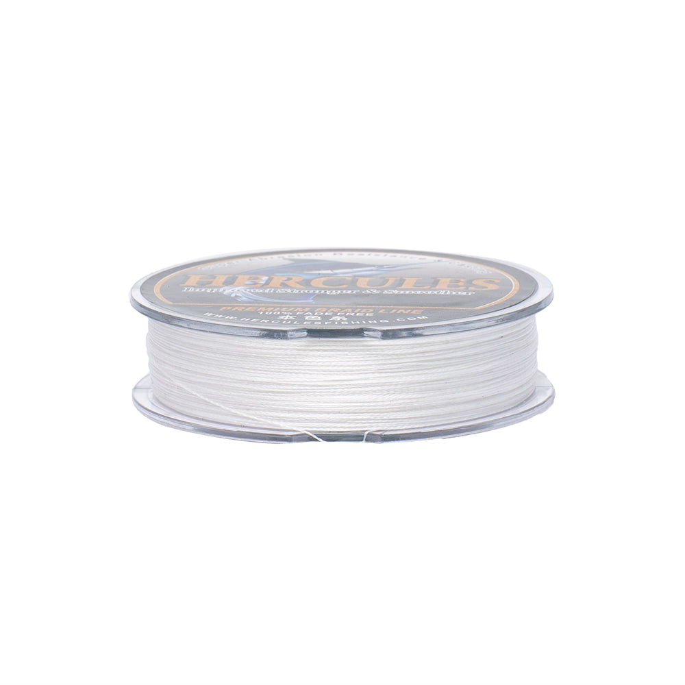 HERCULES No Fade Fishing Line White 4 Strands 6LB-100LB PE Braided Fishing Line HERCULES