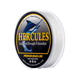 HERCULES No Fade Fishing Line White 8 Strands PE Braided Fishing Line10LB-120LB HERCULES