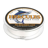100M 109Yds White 10lb-300lb HERCULES PE Braided Fishing Line 8 Strands