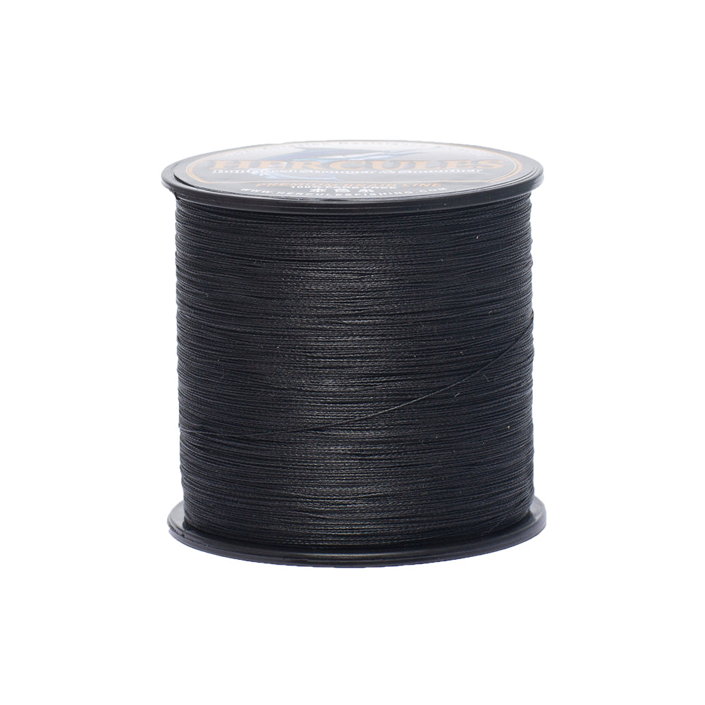 HERCULES No Fade Fishing Line Black 4 Strands 6LB-100LB Super Strong PE Braided Fishing Line HERCULES