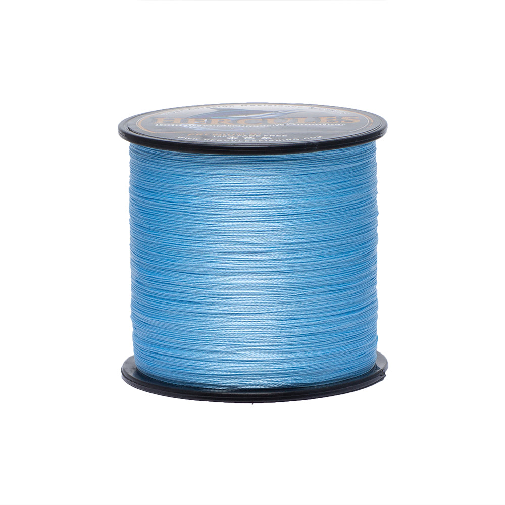 HERCULES No Fade Fishing Line Blue 4 Strands 6LB-100LB  PE Braided Fishing Line HERCULES