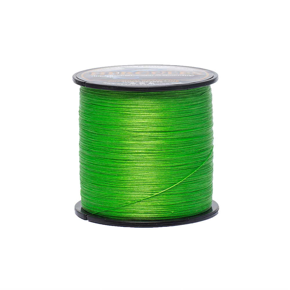 HERCULES No Fade Fishing Line Fluorescent Green 8 Strands PE Braided Fishing Line10LB-120LB HERCULES