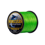 HERCULES No Fade Fishing Line Fluorescent Green 8 Strands PE Braided Fishing Line10LB-120LB HERCULES