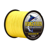 HERCULES No Fade Fishing Line Yellow 8 Strands Strong PE Fishing Line 10LB-120LB Braided Fishing Lines HERCULES