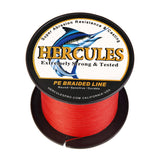 100M 109Yds Red 6lb-100lb HERCULES PE Braided Fishing Line 4 Strands HERCULES