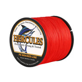 HERCULES 1000M 1094Yds Red 10lb-420lb PE Braid Fishing Line 12 Strands HERCULES
