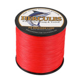 1500M 1640Yds Red 6lb-100lb HERCULES PE Braided Fishing Line 4 Strands HERCULES