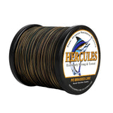 500M 547Yds Camouflage 6lb-100lb HERCULES PE Braid Fishing Line 4 Strands