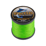 HERCULES No Fade Fishing Line Fluorescent Green 4 Strands 6LB-100LB PE Braided Fishing Line HERCULES