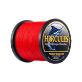 HERCULES No Fade Fishing Line Red 8 Strands PE Braided Fishing Line10LB-120LB HERCULES