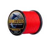 HERCULES No Fade Fishing Line Red 8 Strands PE Braided Fishing Line10LB-120LB HERCULES