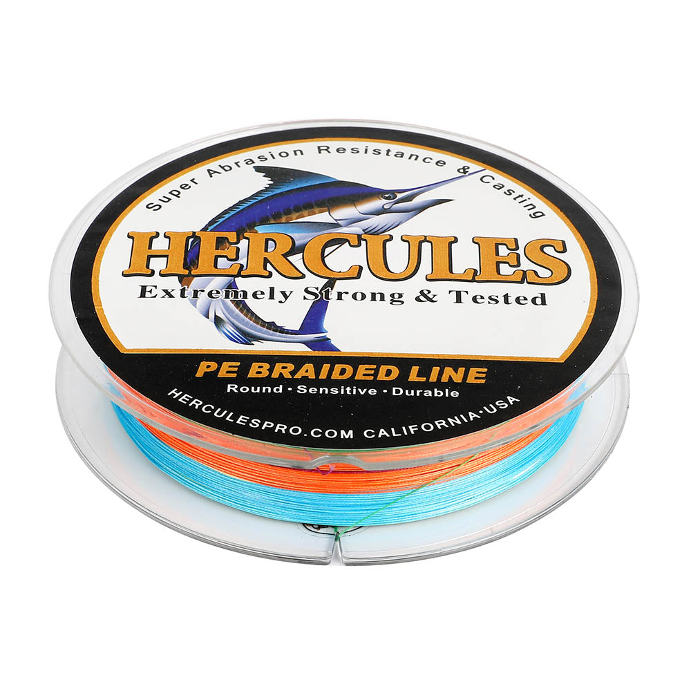 300M 328Yds Multicolor 10lb-300lb HERCULES PE braid Fishing Line 8 Strands HERCULES
