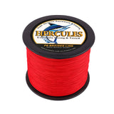 2000M 2187Yds Red 6lb-100lb HERCULES PE Braid Fishing Line 4 Strands HERCULES