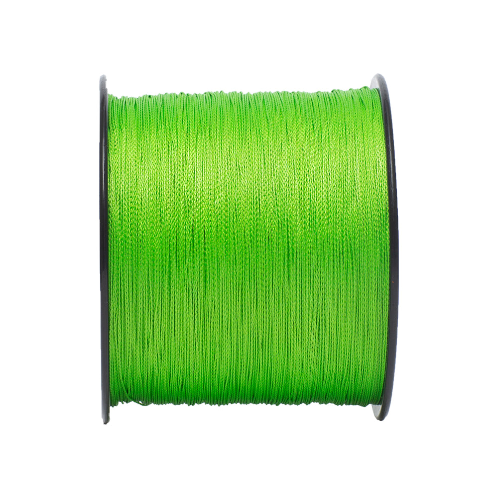 HERCULES No Fade Fishing Line Fluorescent Green 4 Strands 6LB-100LB PE Braided Fishing Line HERCULES