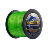 HERCULES No Fade Fishing Line Fluorescent Green 8 Strands PE Braided Fishing Line10LB-120LB HERCULES