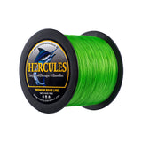 HERCULES No Fade Fishing Line Fluorescent Green 8 Strands PE Braided Fishing Line10LB-120LB HERCULES