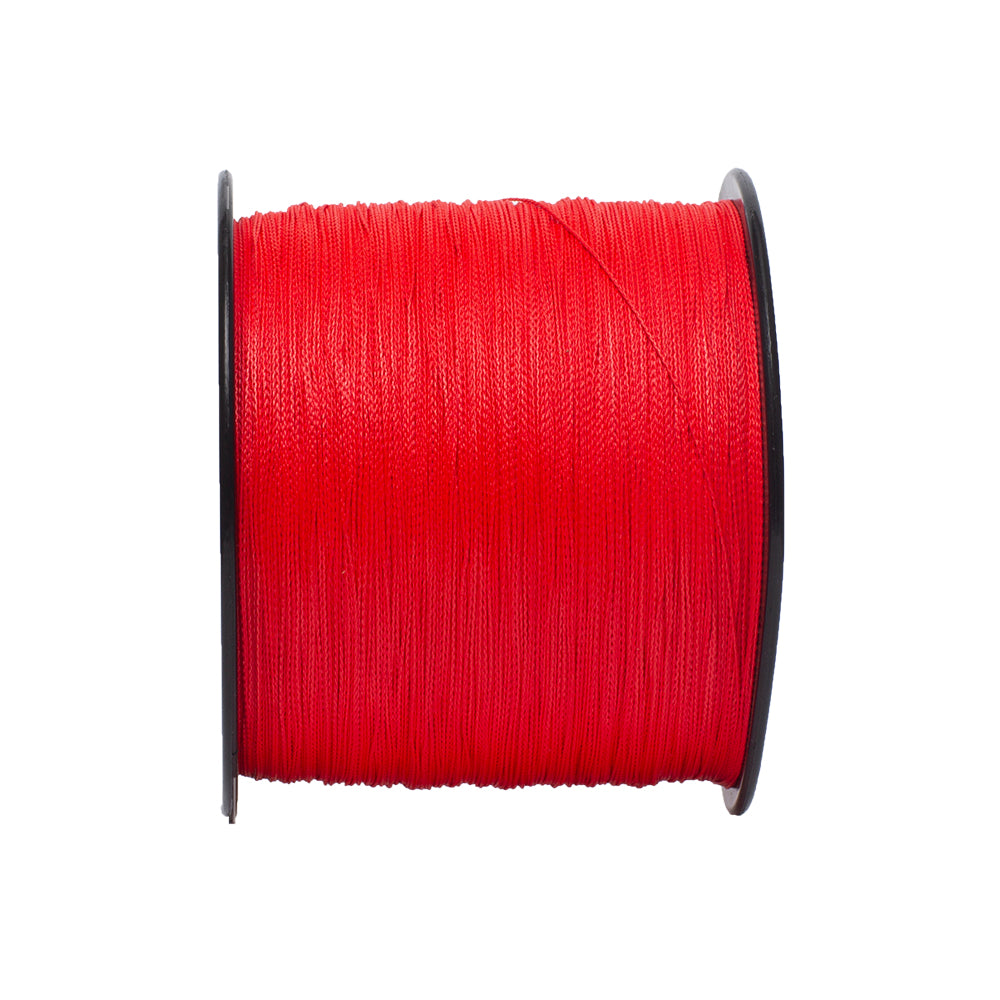 HERCULES No Fade Fishing Line Red 4 Strands 6LB-100LB PE Braided Fishing Line HERCULES
