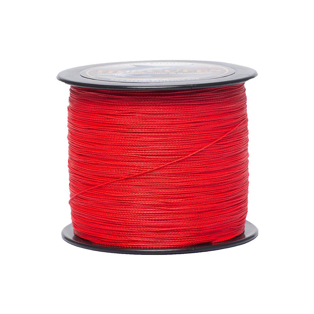 HERCULES No Fade Fishing Line Red 4 Strands 6LB-100LB PE Braided Fishing Line HERCULES