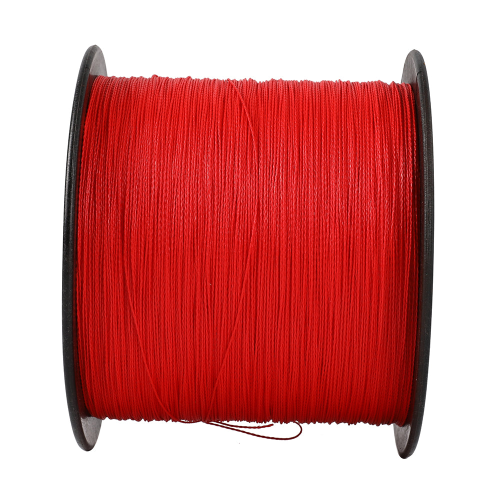 1000M 1094Yds Red 6lb-100lb HERCULES PE Braid Fishing Line 4 Strands HERCULES