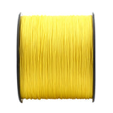 HERCULES No Fade Fishing Line Yellow 4 Strands 6LB-100LB Super Strong PE Braided Fishing Line HERCULES