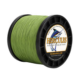 1500M 1640Yds Army Green 6lb-100lb HERCULES PE Braided Fishing Line 4 Strands HERCULES