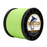 1500M 1640Yds Fluorescent Green 6lb-100lb HERCULES PE Braid Fishing Line 4 Strands HERCULES