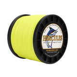 1500M 1640Yds Fluorescent Yellow 6lb-100lb HERCULES PE Braided Fishing Line 4 Strands HERCULES